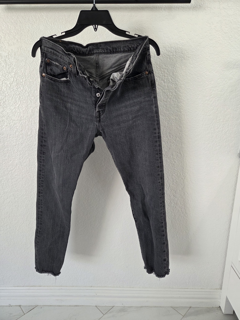 Levi's 501 Skinny Gray Jeans Waist 29